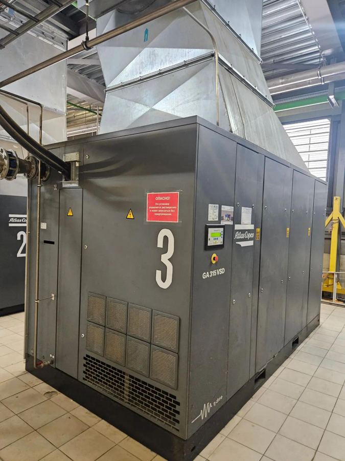 ТО компрессора Atlas Copco GA 315 VSD — Мираторг